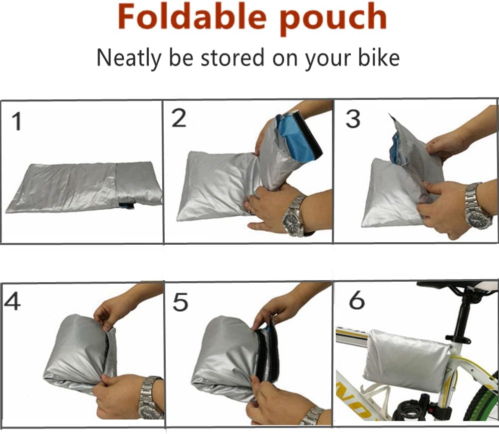 Bike covers for 2-3 e-bikes, rain, sun, UV, dustproof, waterproof, with lock hole, mountain and road V1259-DP01-A-1718
