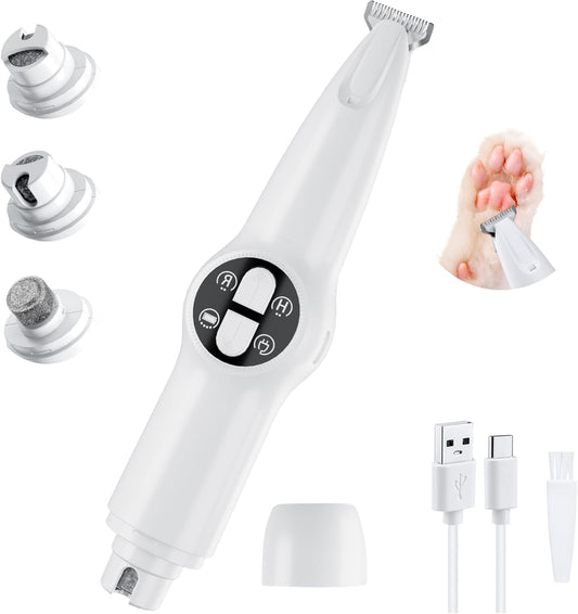 Petluno 2-in-1 Pet Grooming Trimmer with LED Light, Rechargeable Dog/Cat Hair Clipper, Grooming Tool, V1259-DP01-A-1723