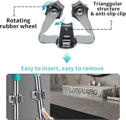 Petluno Broom Holder - Tool Holder Broom Wall Mount System Multi Wall Holder Mounting System Garden Tools Set V1259-DP01-A-1738
