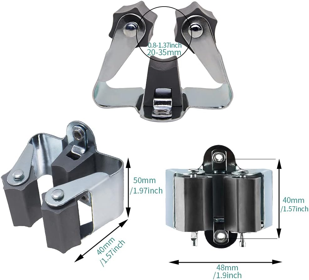 Petluno Broom Holder - Tool Holder Broom Wall Mount System Multi Wall Holder Mounting System Garden Tools Set V1259-DP01-A-1738