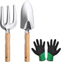 Petluno Garden Tool Set, 3-piece garden tool, stainless steel hand tools, gift set with ergonomic handles, V1259-DP01-A-1740