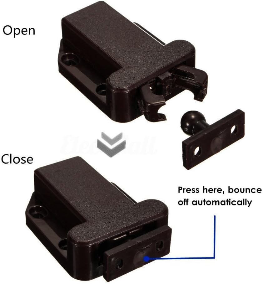 Goodchanceuk Push to Open Touch Release Catch, cabinet, doors, magnetic touch lock for drawer V1259-DP01-A-1750