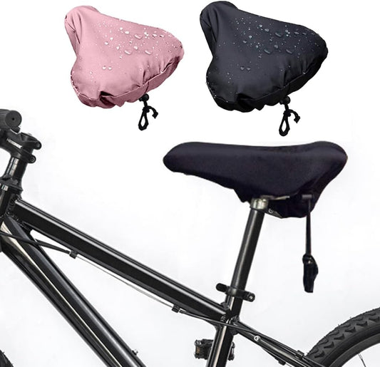 Quickly Install Bike Seat Protectors Water Resistant Bicycles Seats Cover for Adventure Enthusiasts Pink V1259-DP01-A-1755