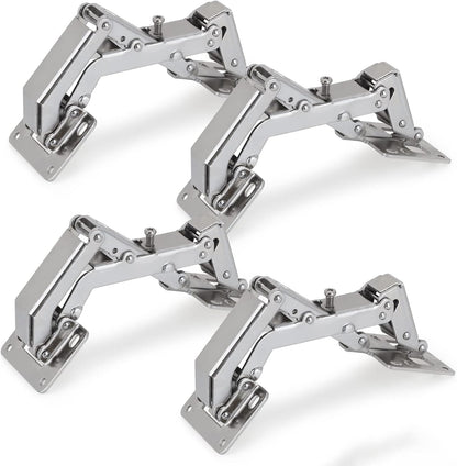 Spring-loaded hinge, 170 degrees, for kitchen cabinets, door hinges, large angle door hinges, angle stop, V1259-DP01-A-1760