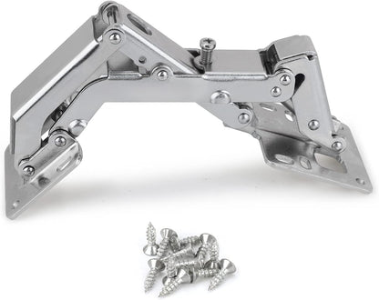 Spring-loaded hinge, 170 degrees, for kitchen cabinets, door hinges, large angle door hinges, angle stop, V1259-DP01-A-1760