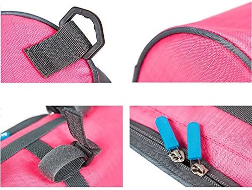 Waterproof Bicycle Handlebar Bag with Transparent Pouch and Adjustable Strap High-Capacity Cycling Front Pack V1259-DP01-A-1767