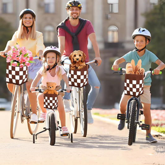 Front Bike Basket for Women and Men, Easy to Install Bicycle Basket for Boys and Girls, Dog Basket, Kids' V1259-DP01-A-1769