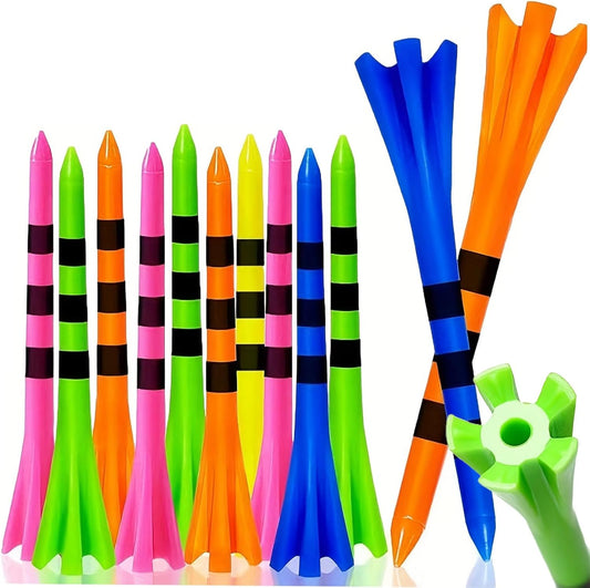 120 Pack Plastic Golf Tees,Contain 100 pcs 3-1/4 Inch Unbreakable Long Tees and 20 Short Tees,Mixed V1259-DP01-A-1776