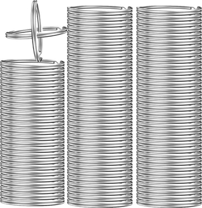200PCS Key Rings, Split Bulk Keyrings for Keychain and Crafts (25mm) V1259-DP01-A-1785