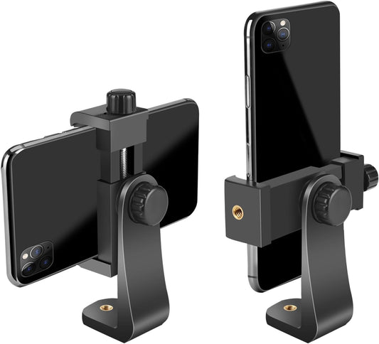 Premium Smartphone Holder/Vertical and Horizontal Tripod Mount Adapter Rotatable Bracket with 1/4 inch V1259-DP01-A-1787