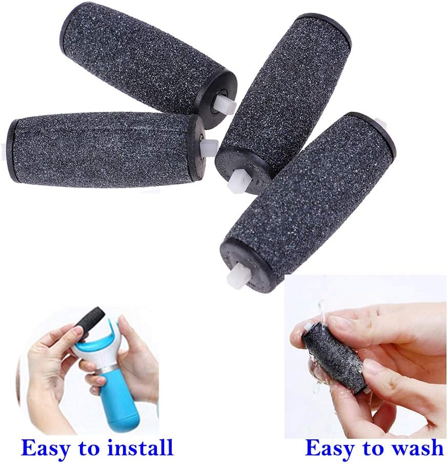 5 Extra Coarse & 5 Regular Coarse Refill Rollers, Professional Replacement Roller Heads Compatible With Amope V1259-DP01-A-1792