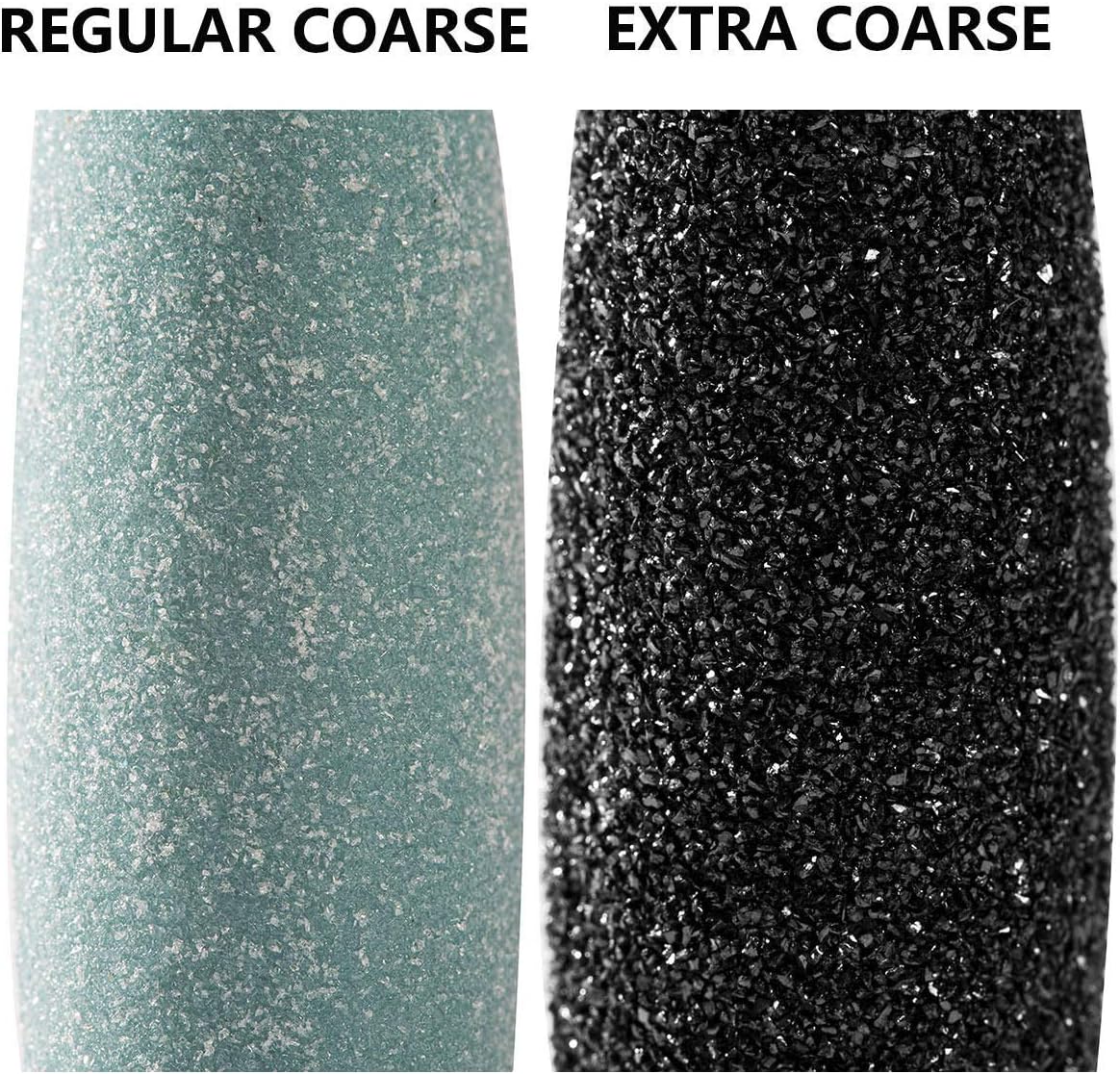 5 Extra Coarse & 5 Regular Coarse Refill Rollers, Professional Replacement Roller Heads Compatible With Amope V1259-DP01-A-1792