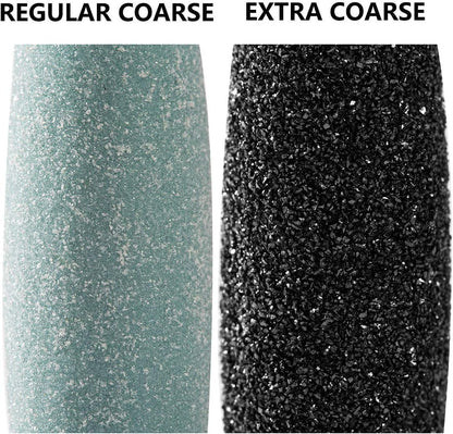 5 Extra Coarse & 5 Regular Coarse Refill Rollers, Professional Replacement Roller Heads Compatible With Amope V1259-DP01-A-1792