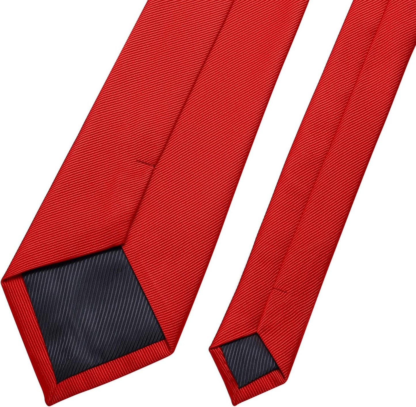 Men's Ties Solid Pure Color 2.35" (6CM) Plain Slim Necktie Skinny Ties For Men V1259-DP01-A-1807