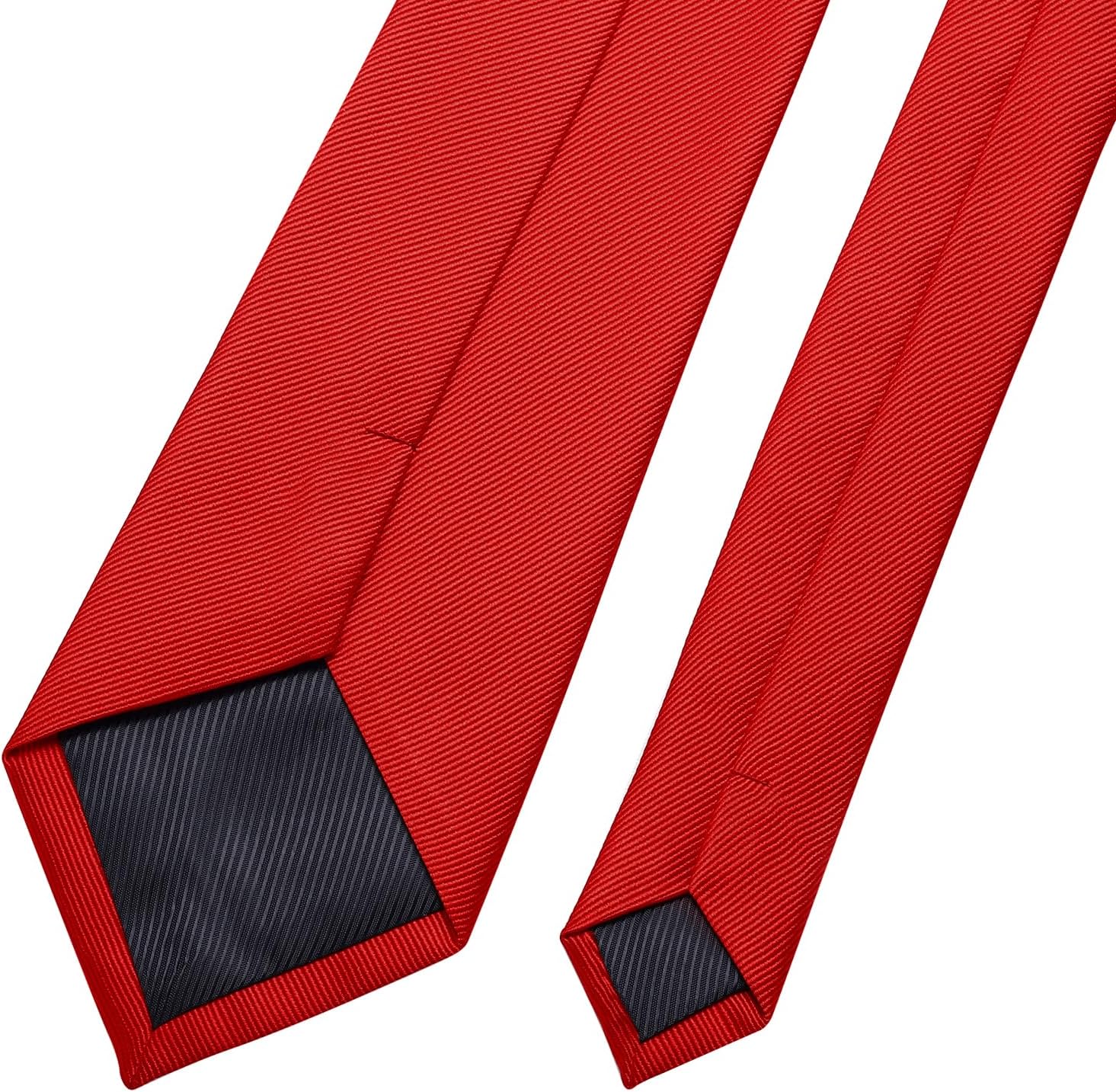Men's Ties Solid Pure Color 2.35" (6CM) Plain Slim Necktie Skinny Ties For Men V1259-DP01-A-1807