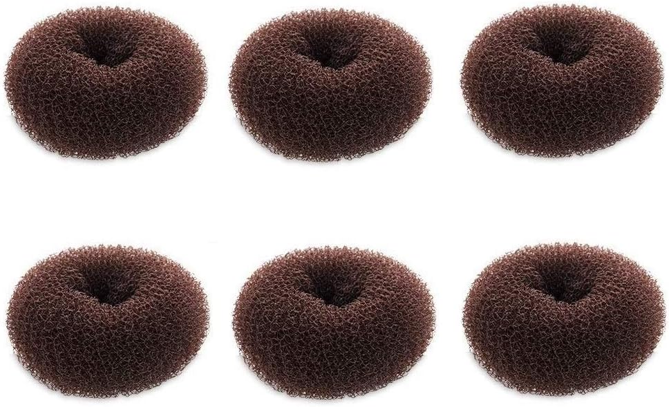 Extra Small Bun Makers for Kids, 6 PCS Chignon Donut Sock Forms for Girls, Mini Doughnut Shapers for Short V1259-DP01-A-1809