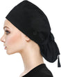 Adjustable Working Cap with Button, Cotton Working Hat Sweatband, Elastic Bandage Tie Back Hats for Women & V1259-DP01-A-1810