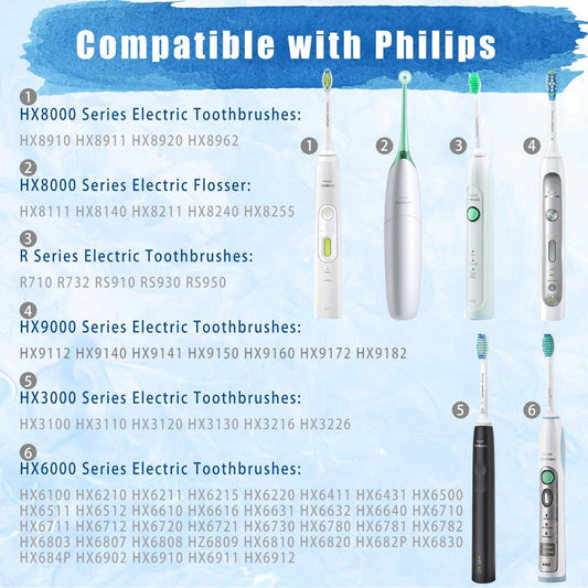 Charger Base Compatible with Philips Sonicare Electric Toothbrush 4100 HX6100, Inductive Travel Charger Fits V1259-DP01-A-1815