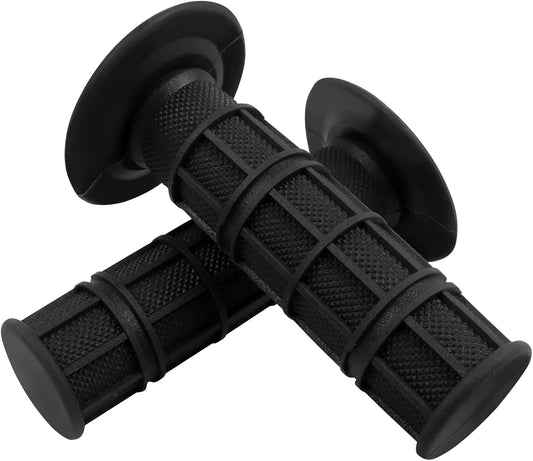 Worldmotop Motorcycle Handlebar Grips Non-Slip Soft Rubber Grips Handlebar with 7/8" 22mm 24mm Replacement V1259-DP01-A-1817