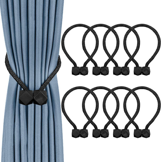 8 PCS Magnetic Curtain Tiebacks, European Style Convenient Drape Tie Backs, Decorative Drape Tie Backs V1259-DP01-A-1841