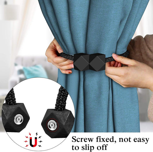 8 PCS Magnetic Curtain Tiebacks, European Style Convenient Drape Tie Backs, Decorative Drape Tie Backs V1259-DP01-A-1841