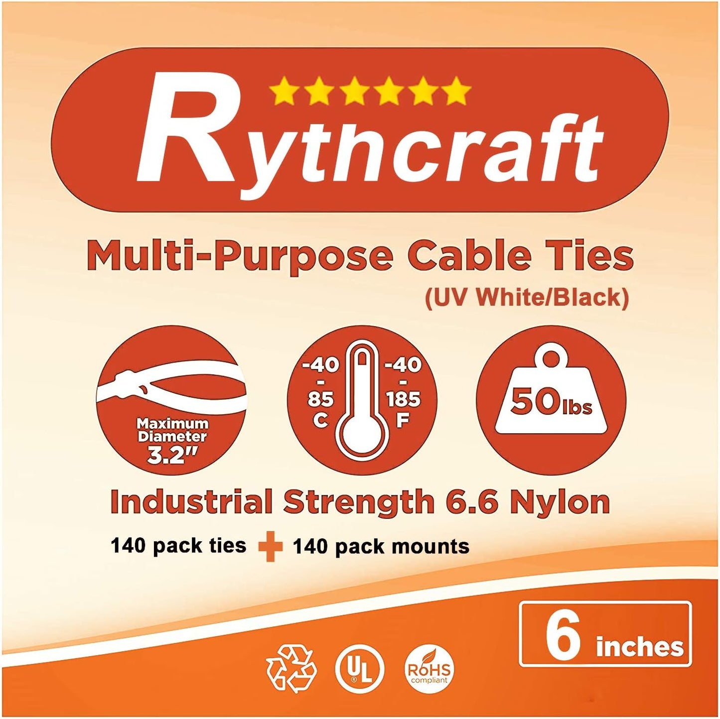 140 Pack 3/4" Zip Tie Adhesive Mounts Self Adhesive Cable Tie Base Holders with Multi-Purpose Tie wire clips V1259-DP01-A-1843