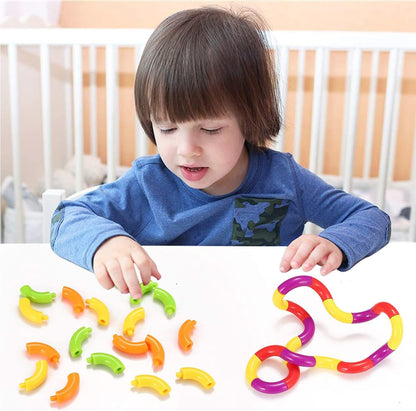 6 Pcs Tangles Fidget Toys Tangles Fidget Tangles Relax Therapy Stress Relief Feeling Winding Toy (A) V1259-DP01-A-1844