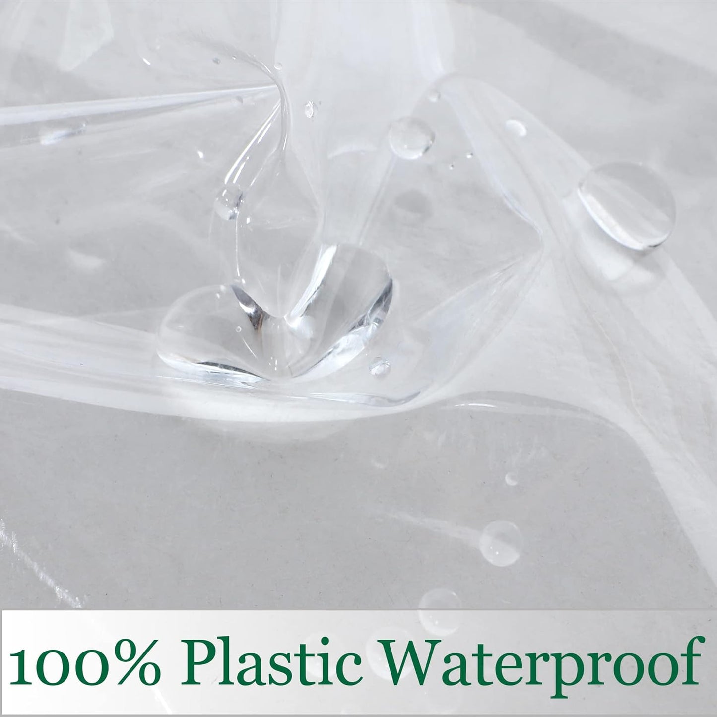 Clear Plastic Tablecloth 52 x 70 Inch, 100% Waterproof Oil-Proof Spill-Proof Vinyl PVC Table Cloth, Wipeable V1259-DP01-A-1857