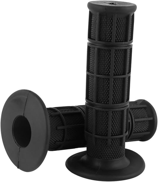 22mm 7/8" Rubber Motorcycle Handlebars Hand Grips New Black 1 Pair for for Honda Kawasaki Suzuki Dirt Bike V1259-DP01-A-1869