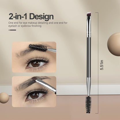 Eyebrow Brush Eyelash Separator Brow Comb & Lash Spoolie Professional Eye Makeup Tools (3 Pieces Set) V1259-DP01-A-1875