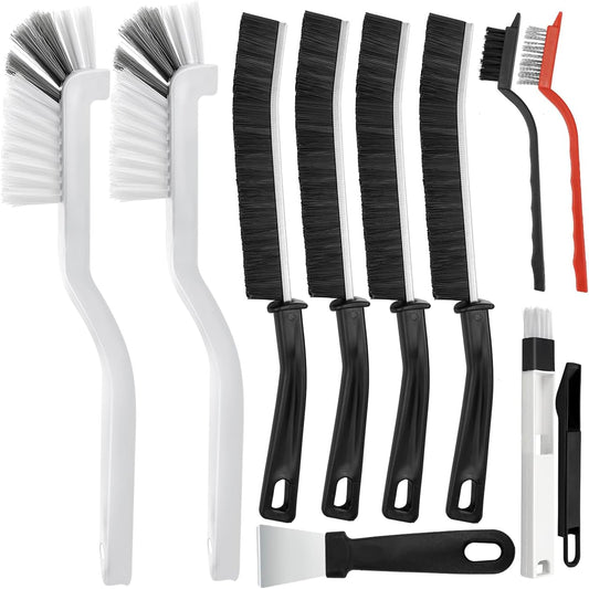 10Pcs Cleaning Brushes Set, Hard Bristle Crevice Cleaning Brush, Multifunctional Gap Cleaning Brush, Small V1259-DP01-A-1880