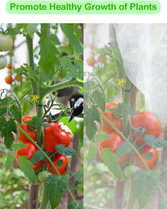 8 x 8ft Large Fruits Tree Netting, Insect Bird Barrier Tree Net with Drawstring and Zipper, Plant Cover Fruit V1259-DP01-A-1882