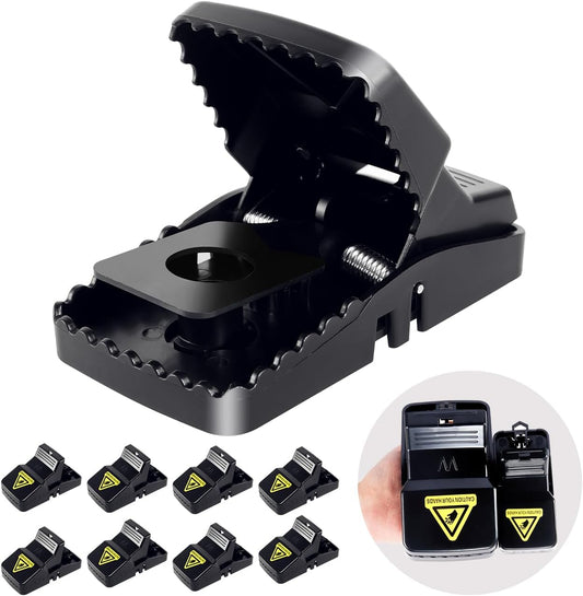 8 Packs Large Mouse Traps, High Sensitivity Rat Snap Best Mouse Traps That Work, Safe Effective Anti Rat Mice V1259-DP01-A-1883