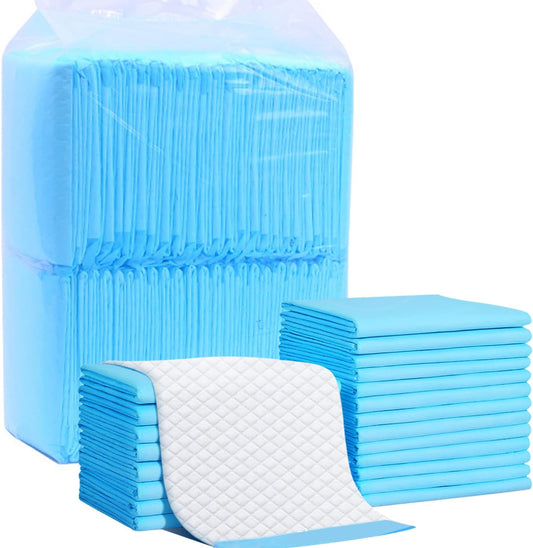 100 Pack Disposable Changing Pads, Portable Diaper Change Pad for Baby, Super Absorbent Leak-Proof V1259-DP01-A-1892