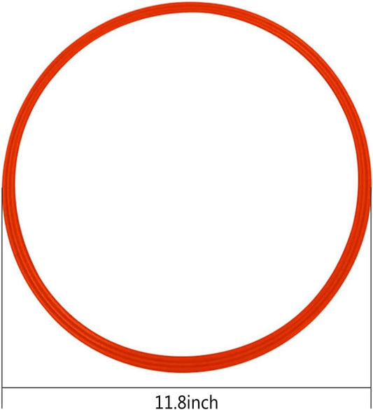 Speed and Agility Training Rings, 12Pcs 12" Multifunction Ring Toss Game Rings, Speed Agility Tennis Soccer V1259-DP01-A-1894