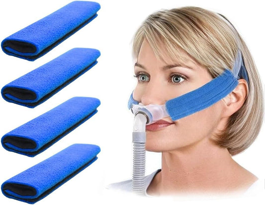 4-Packs CPAP strap covers, CPAP strap comfort pads, CPAP face pads, Comfortable CPAP supplies for CPAP mask, V1259-DP01-A-1908
