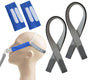 2-Pack CPAP Headgear Straps with 2 CPAP Covers, Compatible with ResMed Swift FX Nasal Pillow CPAP Mask V1259-DP01-A-1917