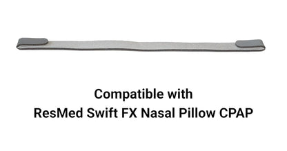 2-Pack CPAP Headgear Straps with 2 CPAP Covers, Compatible with ResMed Swift FX Nasal Pillow CPAP Mask V1259-DP01-A-1917