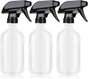 Plastic Spray Bottles 3 Pack, Refillable 16 oz Empty Spray Bottle for Cleaning Solution, Durable and Powerful V1259-DP01-A-1921