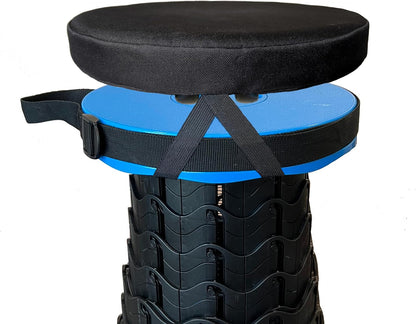Thick Seat Cushion for Telescopic Stools, Collapsible Stool Chair Pads with Thickened Memory Foam, Fits All V1259-DP01-A-1933