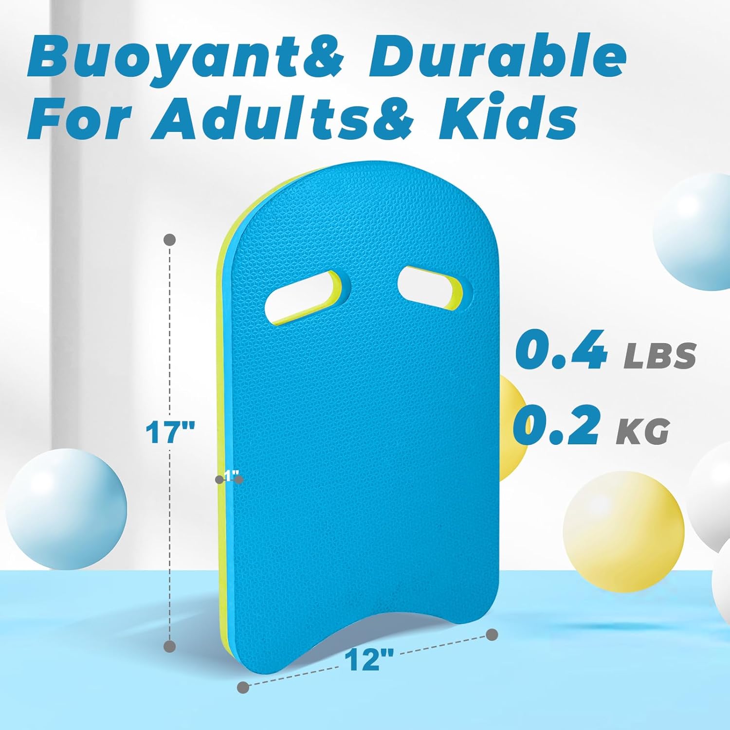 2025 Swimming Kickboard, Training Aid Board for Swimming and Exercise Training, U Design Kick Boards Easy to V1259-DP01-A-1942