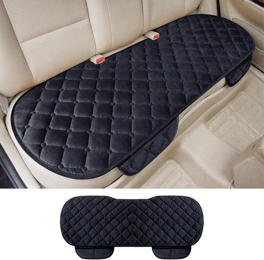 Back Seat Cover,Black Breathable Car Rear Seats Bottom Cushion,Universal Auto Bench Seat Protector Fits Most V1259-DP01-A-1953