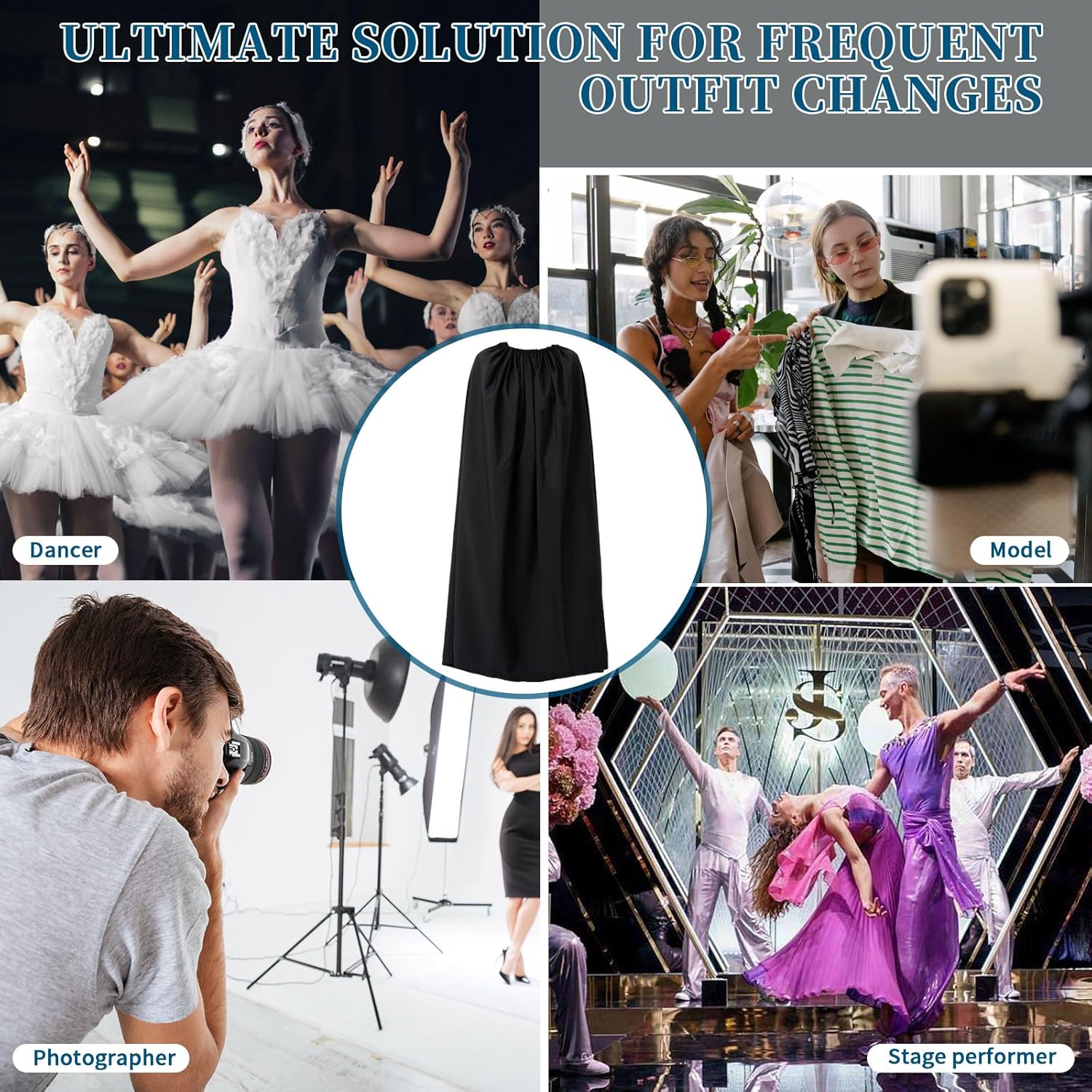 Portable Changing Room Changing Tent for Dancer Instant Dressing Cover Ups Privacy Shelters V1259-DP01-A-1964