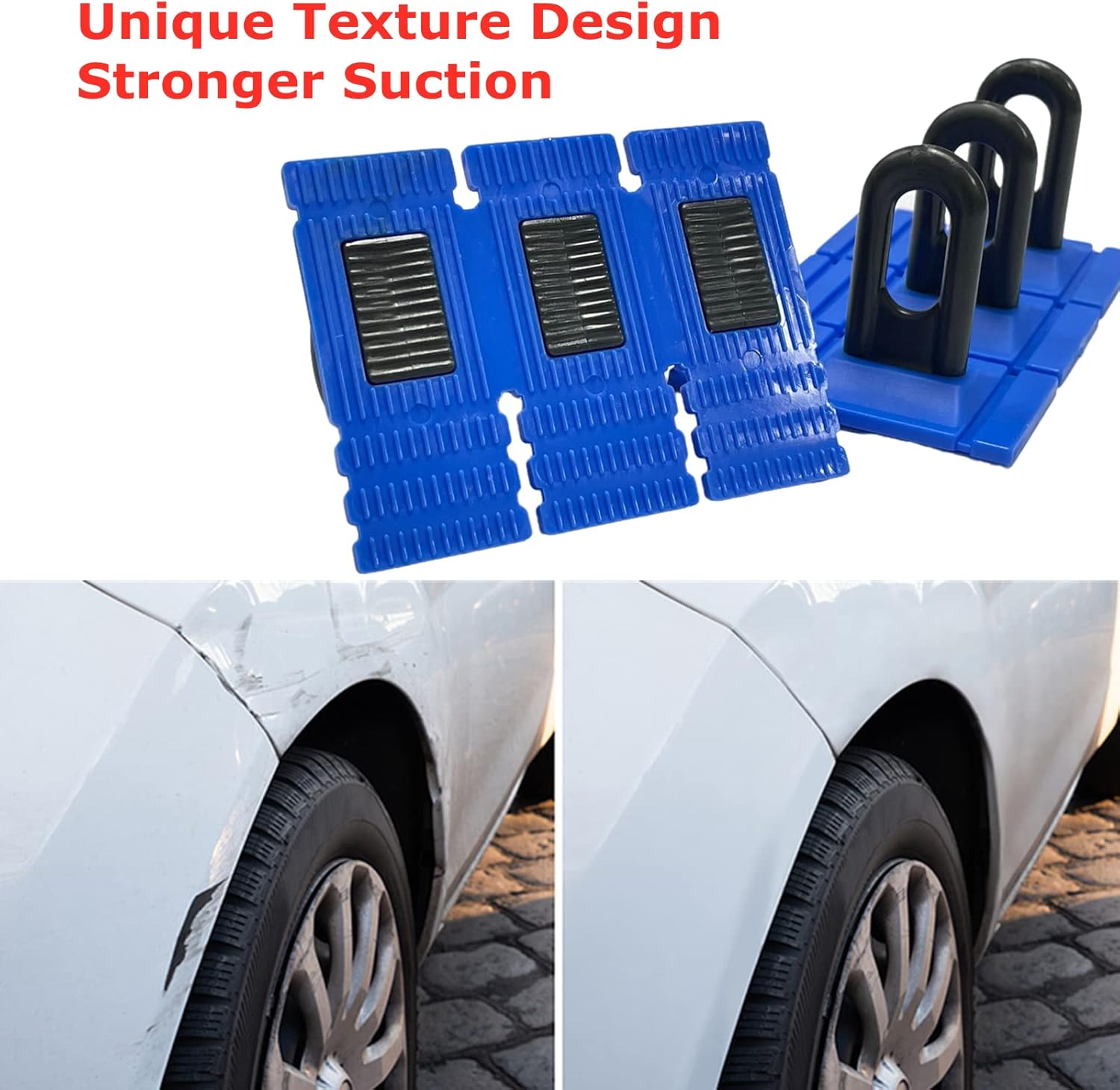 Paintless Dent Repair Tool Car Dent Puller Kit Heavy Duty Auto Body Dent Remover Glue Pulling Tabs Blue Gule V1259-DP01-A-1966