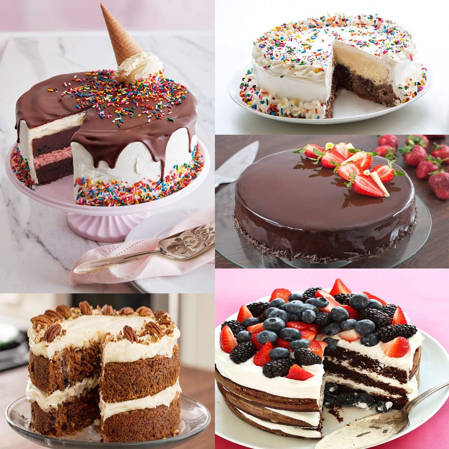 11 Inch Cake Rotating Turntable with 2 Icing Spatula and 3 Icing Smoother, Cake Rotating Turntable Stand V1259-DP01-A-1982