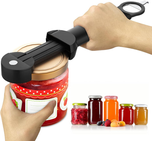 Jar Opener Bottle Opener for Seniors with Arthritis, Multi Retractable Magnetic Can Opener, Jar Grippers for V1259-DP01-A-1983