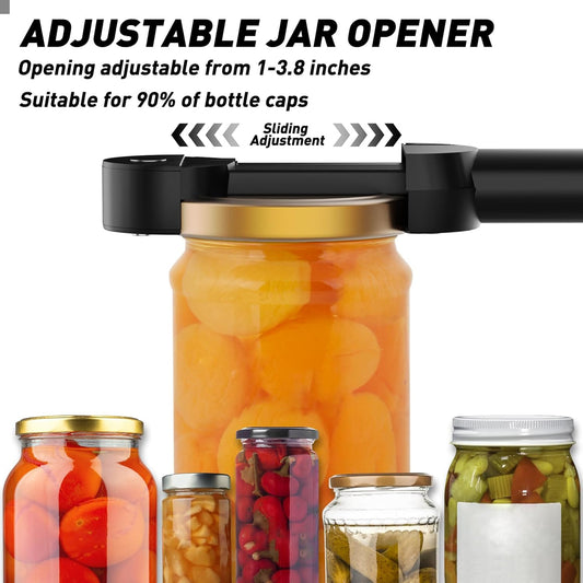 Jar Opener Bottle Opener for Seniors with Arthritis, Multi Retractable Magnetic Can Opener, Jar Grippers for V1259-DP01-A-1983