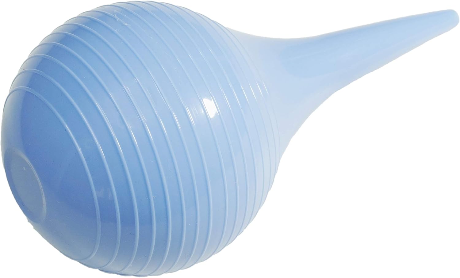 (90ml)Rubber Suction Ear Syringe, Hand Bulb Syringe Ear Washing Squeeze Bulb- Blue Smooth V1259-DP01-A-1995