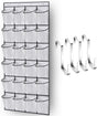 Over The Door Shoe Organizer 24 Large Mesh Pockets, White V1259-DP01-A-2005