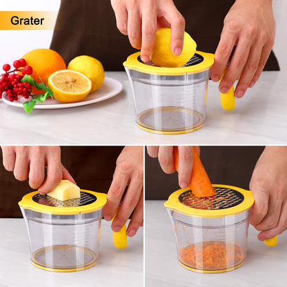 Citrus Lemon Orange Juicer Manual Hand Squeezer, Fruit Juicer Lime Press with Built-in Measuring Cup and V1259-DP01-A-2018